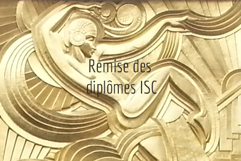 Remise des diplômes ISC