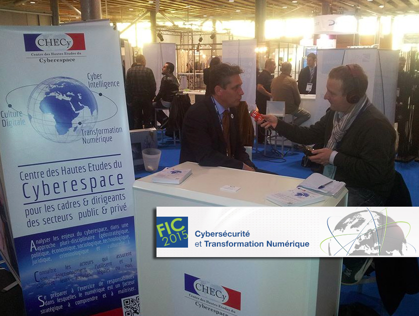 Le CHECy (groupe EEIE) au FIC 2015