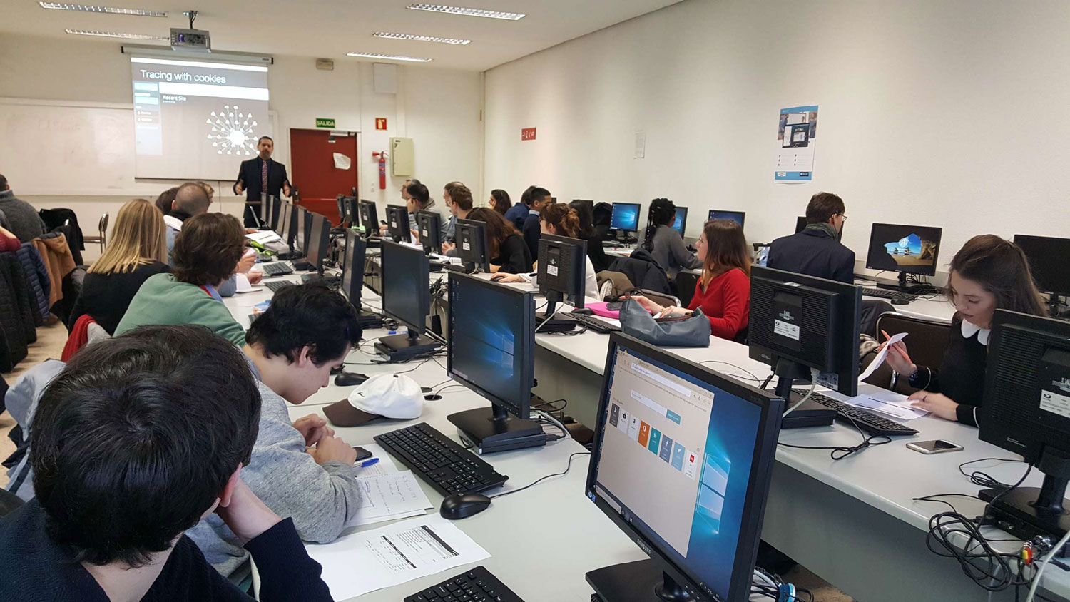 EEIE-séjour-Madrid-étudiants-cybersécurité