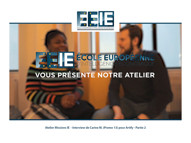 Atelier Missions IE | Carine pour Artify (Partie 2)