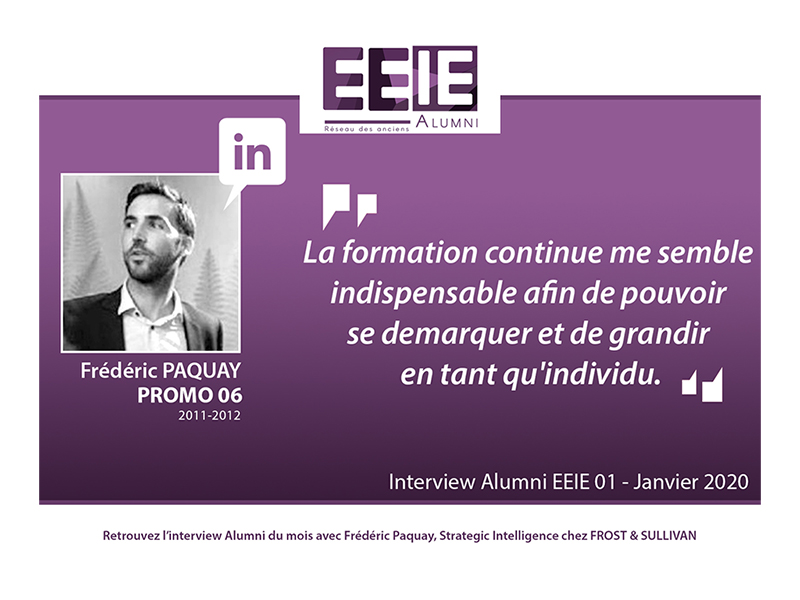 Interview Frédéric PAQUAY