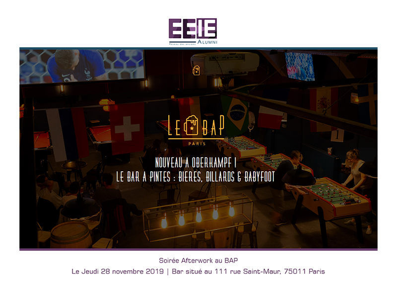 Soirée afterwork – BAP