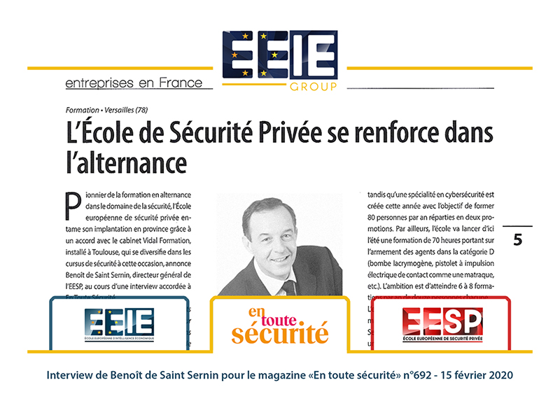 Itw : En toute sécurité