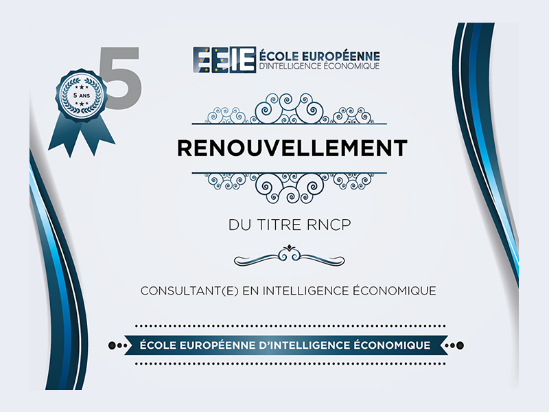 Renouvellement du Titre RNCP